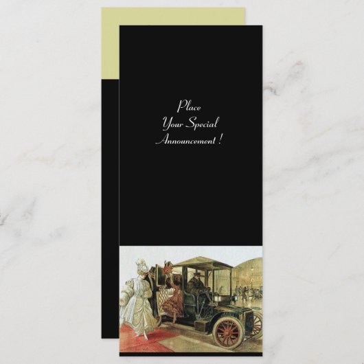 RETRO-AUTO , AUTO-RESTORATION 2,rot-gelb Ankündigung (Vorne/Hinten)