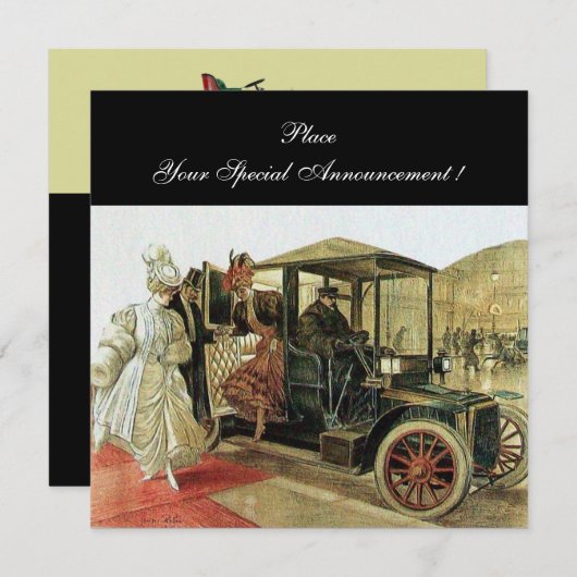 RETRO-AUTO , AUTO-RESTORATION 2,rot-gelb Ankündigung (Vorne/Hinten)