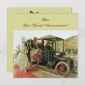 RETRO-AUTO , AUTO-RESTORATION 2,rot-gelb Ankündigung (Vorne/Hinten)