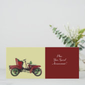 RETRO-AUTO , AUTO-RESTORATION , schwarz Ankündigung (Stehend Vorderseite)