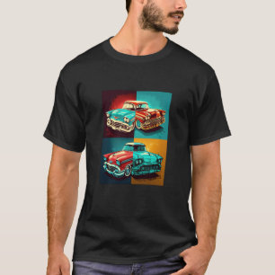 Retro Auto Classic Lüfter Pop Stil Vintag T-Shirt