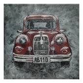 Retro, Auto, Fotodruck (Vorne)