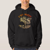 Retro Auto Gift, Funny Classic Car Lover Hoodie (Vorderseite)
