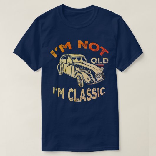 Retro Auto Gift, Funny Classic Car Lover T-Shirt (Design vorne)
