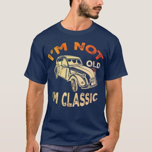 Retro Auto Gift, Funny Classic Car Lover T-Shirt (Vorderseite)