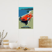 Retro-Auto Grand Prix Rivièra Poster (Küche)