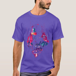 Retro Auto Mann Vaporwave Stadt Synthwave 90er Ret T-Shirt
