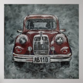 Retro, Auto, Poster (Vorne)