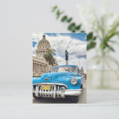 Retro-Auto Postkarte (Stehend Vorderseite)