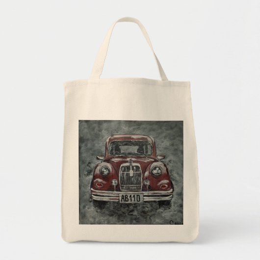 Retro, Auto, Tragetasche (Vorne)