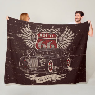 Retro-Autodesign Fleecedecke
