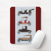 RETRO-AUTOS 2 , AUTO RESTAURATION grau braun rot Mousepad (Mit Mouse)