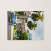 Retro-Autos auf der Straße von Havanna Puzzle (Horizontal)