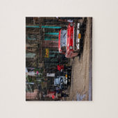 Retro-Autos auf der Straße von Havanna Puzzle (Vertikal)