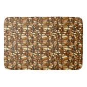 Retro Autumn Bath Mat Badematte (Vorderseite)