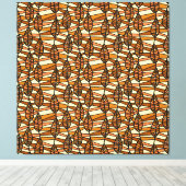 Retro Autumn Canvas Print Leinwanddruck (Insitu (Holzboden))