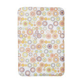 Retro-Autumn-Circles Badematte (Vorderseite Vertikal)