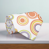 Retro Autumn Circles Bigger Krawatte