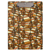 Retro Autumn Clipboard Klemmbrett (Vorderseite)