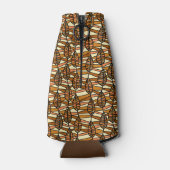 Retro Autumn gemütlich Flaschenkühler (Rückseite)