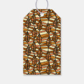 Retro Autumn Gift Tags Geschenkanhänger (Vorderseite)