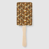 Retro Autumn Hand Fans Fächer (Rückseite)