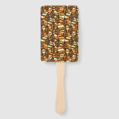 Retro Autumn Hand Fans Fächer (Vorderseite)