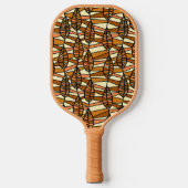 Retro Autumn Pickleball Racket Schläger (Vorderseite)