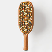 Retro Autumn Pickleball Racket Schläger (Links)