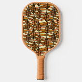 Retro Autumn Pickleball Racket Schläger (Rückseite)