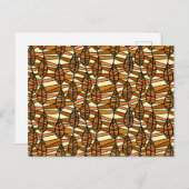 Retro Autumn Postcard Postkarte (Vorne/Hinten)