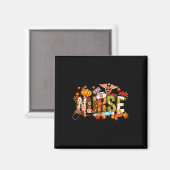 Retro Autumn Pumpkin Fall Nurlife Erntedank Magnet (Vorderseite/Rückseite)