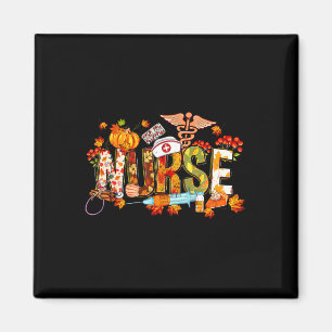 Retro Autumn Pumpkin Fall Nurlife Erntedank Magnet