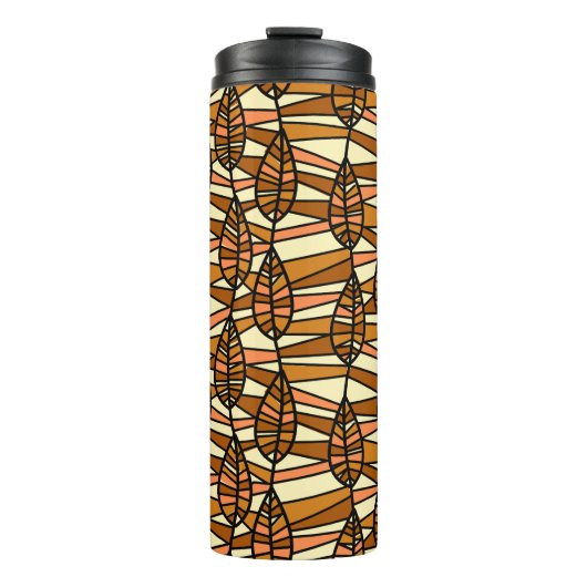 Retro Autumn Thermal Tumbler Thermosbecher (Vorderseite)