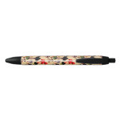 Retro Autumn Woodland Mushroom Watercolor Kugelschreiber (Rückseite)