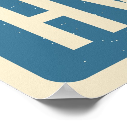 Retro Aviation Poster (Ecke)