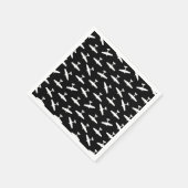 Retro Aviation Themed Airplanes Drucken Flugzeug D Serviette (Ecke)