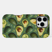 Retro Avocado Tough iPhone 16 Pro Max Fall Hülle (Rückseite (Horizontal))
