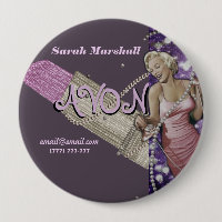 Retro Avon Representative Business Card