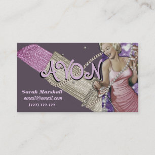 Retro Avon Representative Business Card Visitenkarte