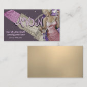 Retro Avon Representative Business Card Visitenkarte (Vorne/Hinten)