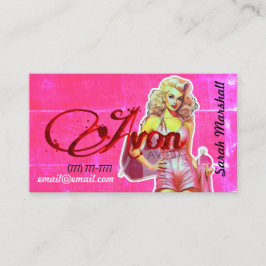 Retro Avon Representative Business Card Visitenkarte