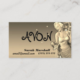 Retro Avon Representative Business Card Visitenkarte