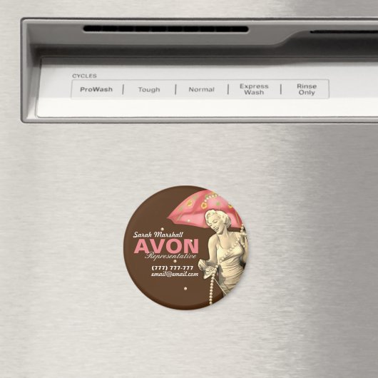 Retro Avon Vertreter Magnet (In Situ (Geschirrspüler))