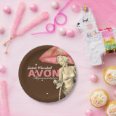 Retro Avon Vertreter Pappteller (Party)