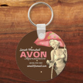 Retro Avon Vertreter Schlüsselanhänger (Vorderseite)