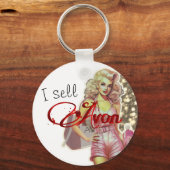 Retro Avon Vertreter Schlüsselanhänger (Vorderseite)