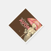 Retro Avon Vertreter Serviette (Ecke)