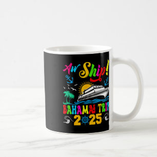 Retro Aw Schiff Hamas Reise 2025 Familienkreuzfahr Kaffeetasse