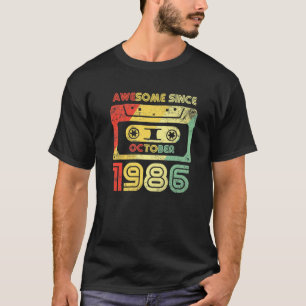Retro Awesome seit Oktober 1986 35. Geburtstags-Gi T-Shirt